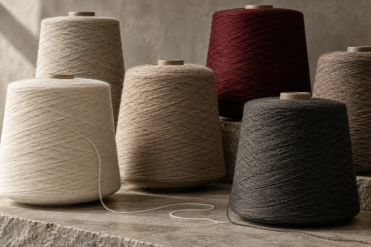 Conceptual textile material and craftsmanship imagery
